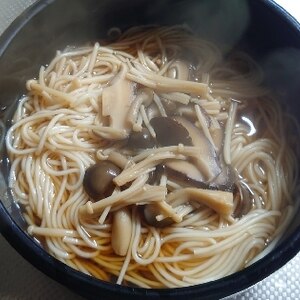 ❤　3種のきのこ入りにゅう麺　❤